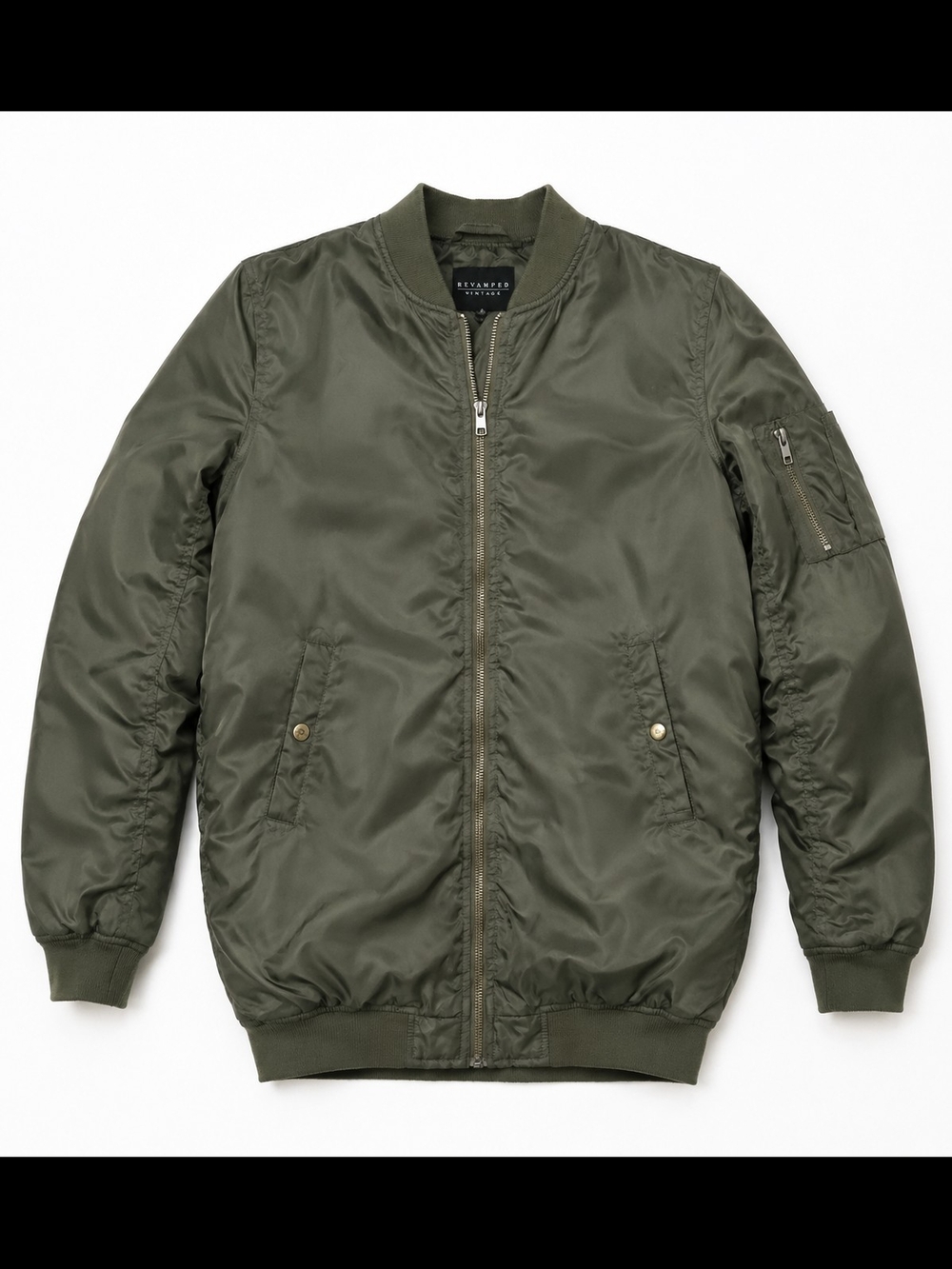 Olive Green Bomber Jacket